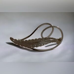 Van Dell vintage sterling leaf swirl pin